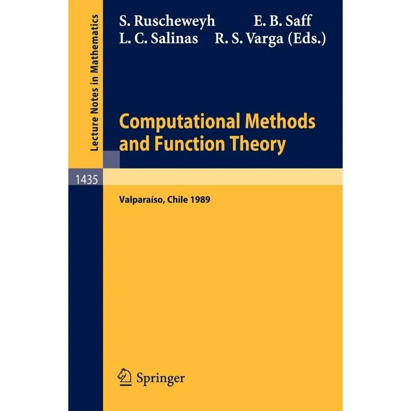 Computational Methods and Function Theory