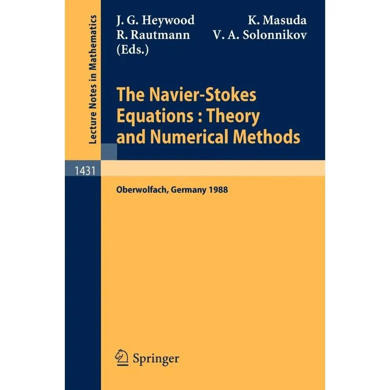 The Navier-Stokes Equations Theory and Numerical Methods
