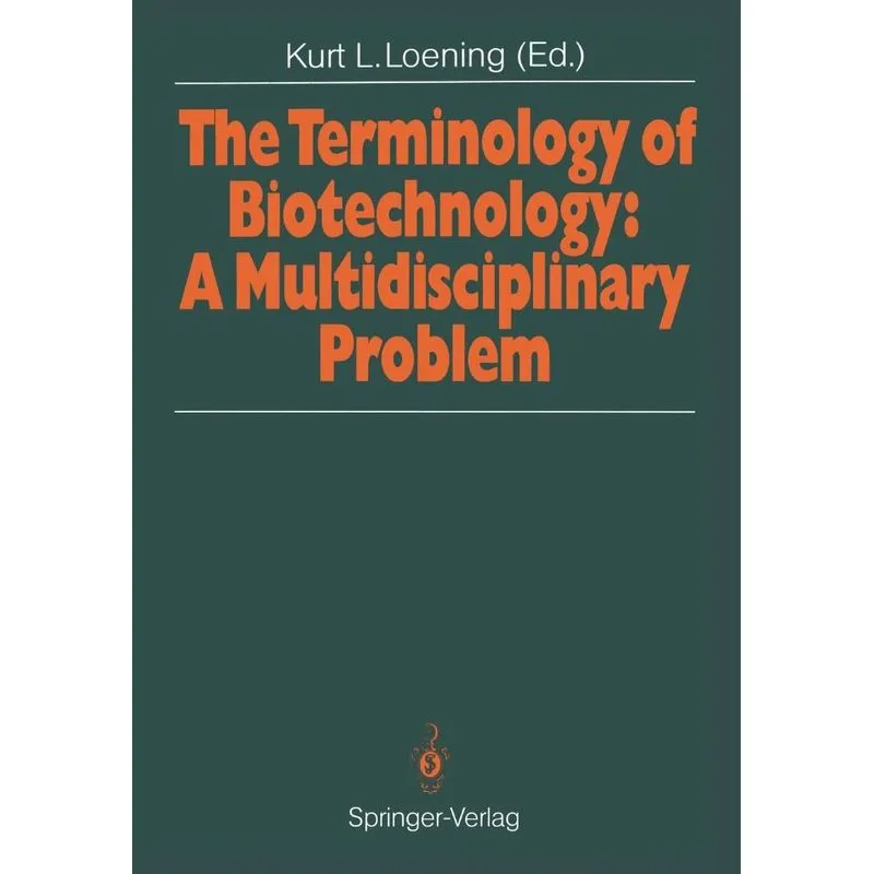 The Terminology of Biotechnology