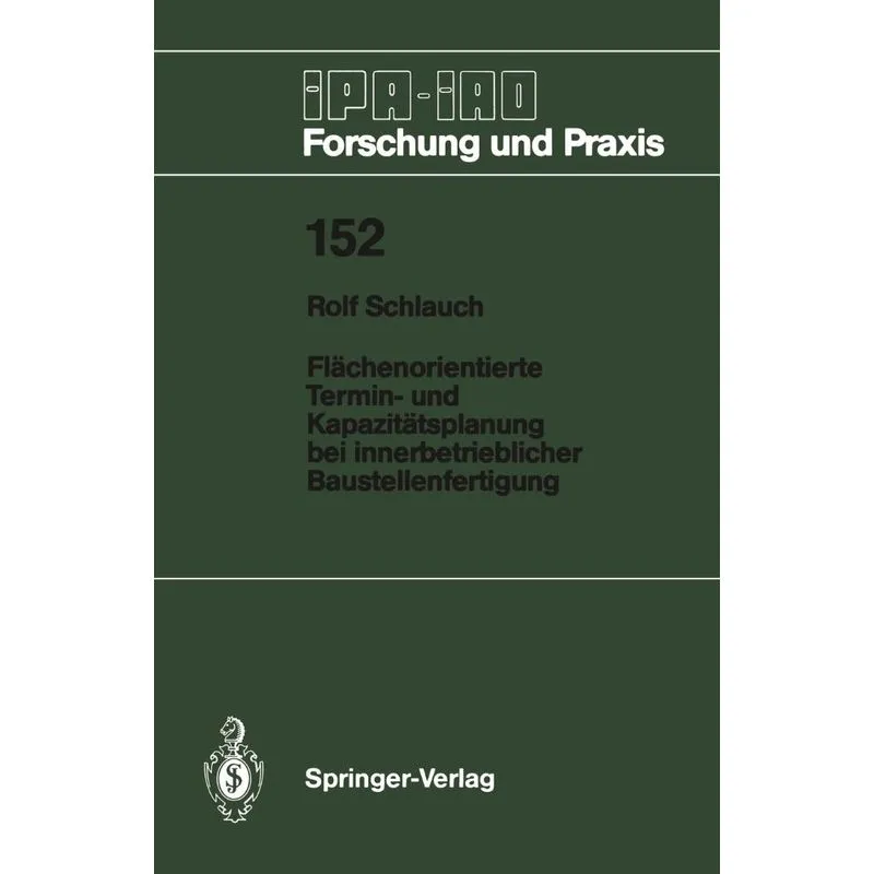 Flächenorientierte Termin- und Kapazitätsplanung bei innerb