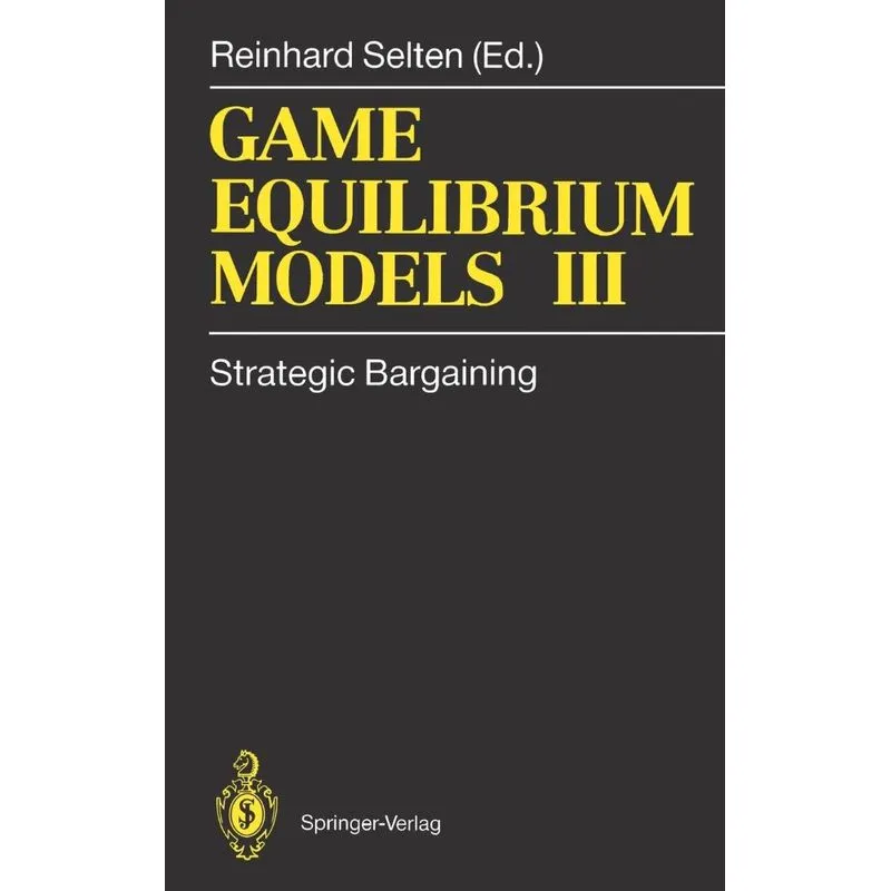 Game Equilibrium Models III