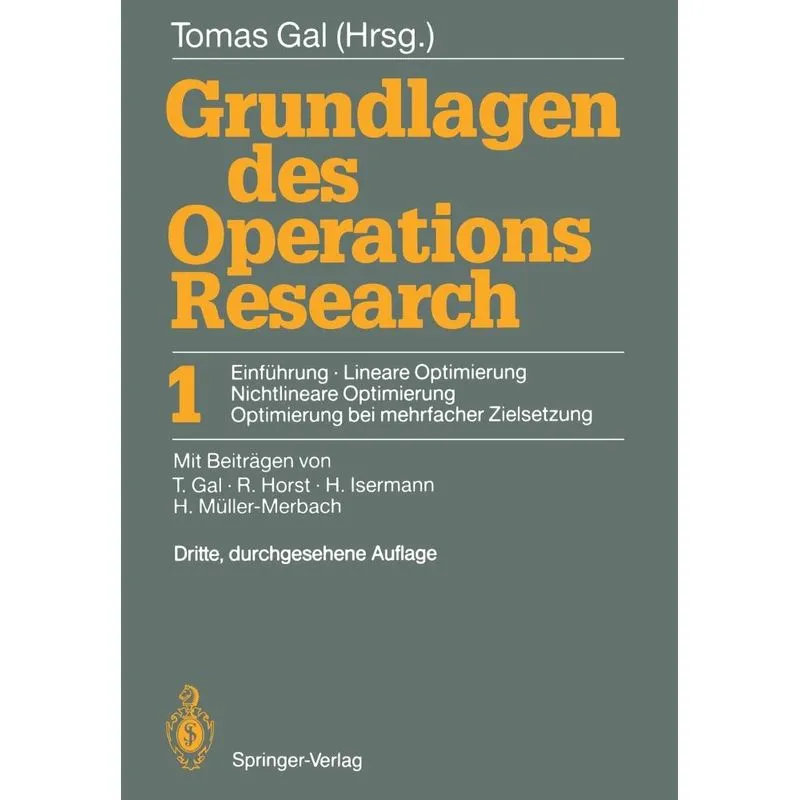 Grundlagen des Operations Research