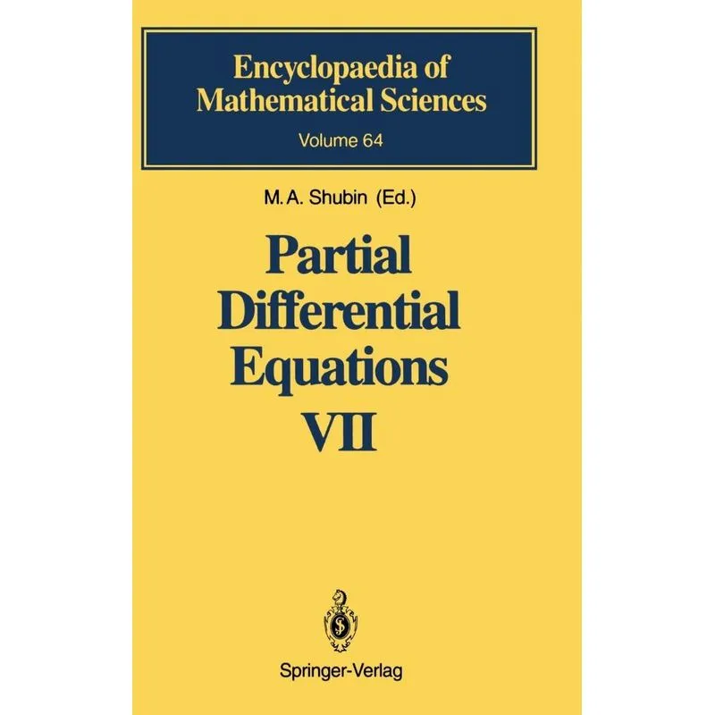 Partial Differential Equations VII