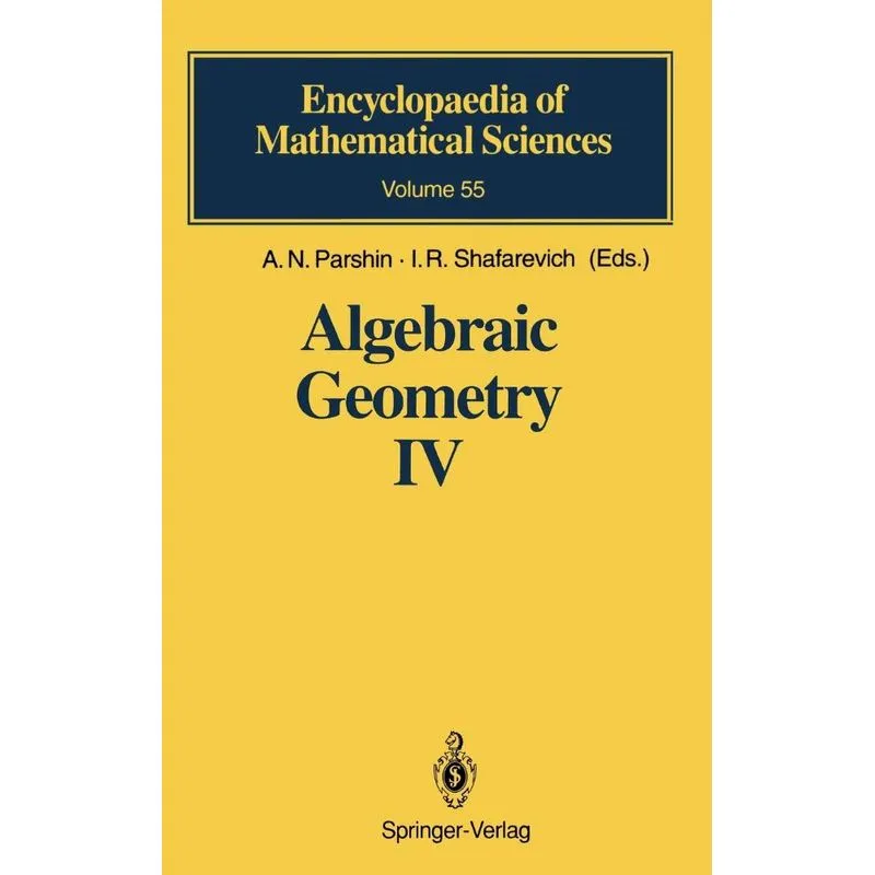 Algebraic Geometry IV