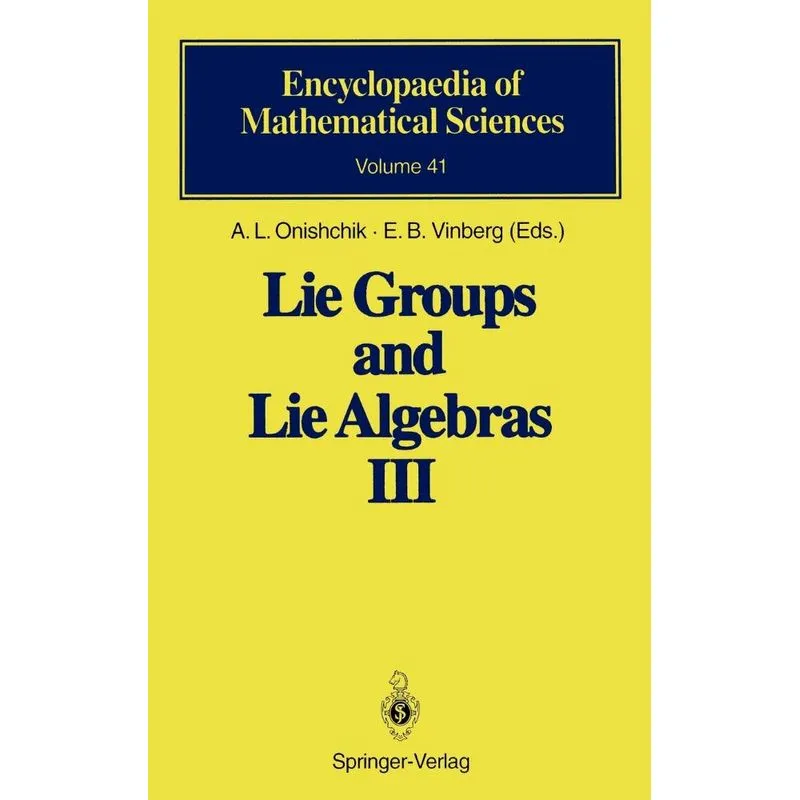 Lie Groups and Lie Algebras III