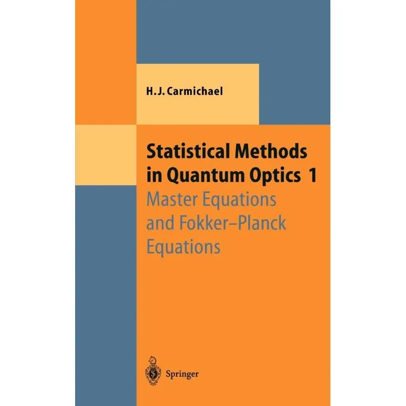 Statistical Methods in Quantum Optics 1