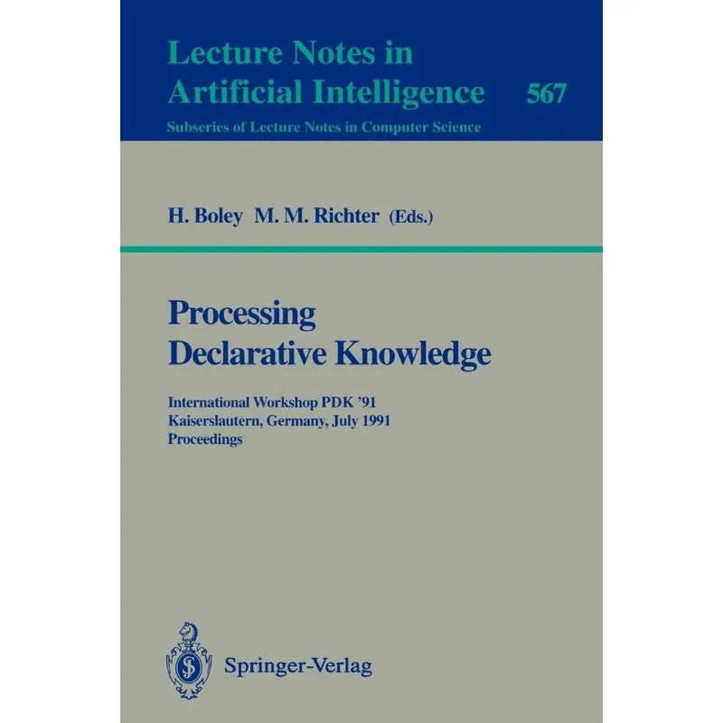 Processing Declarative Knowledge