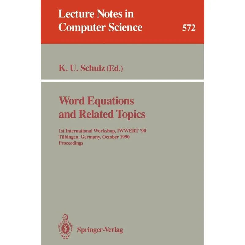 Word Equations and Related Topics