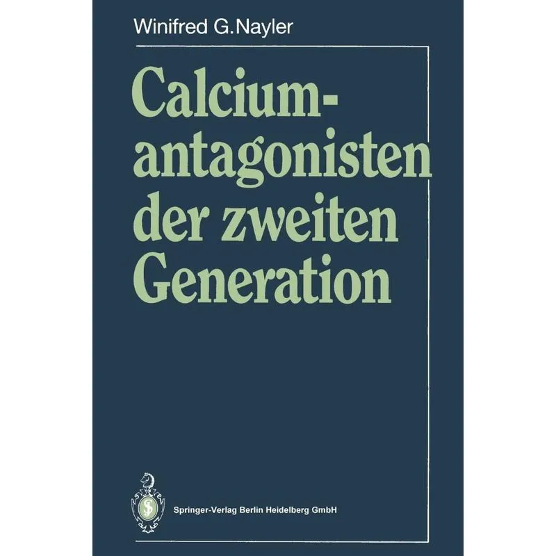 Calciumantagonisten Der Zweiten Generation
