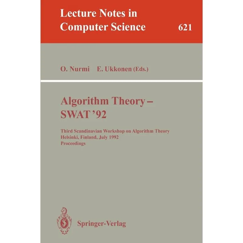 Algorithm Theory - SWAT 92