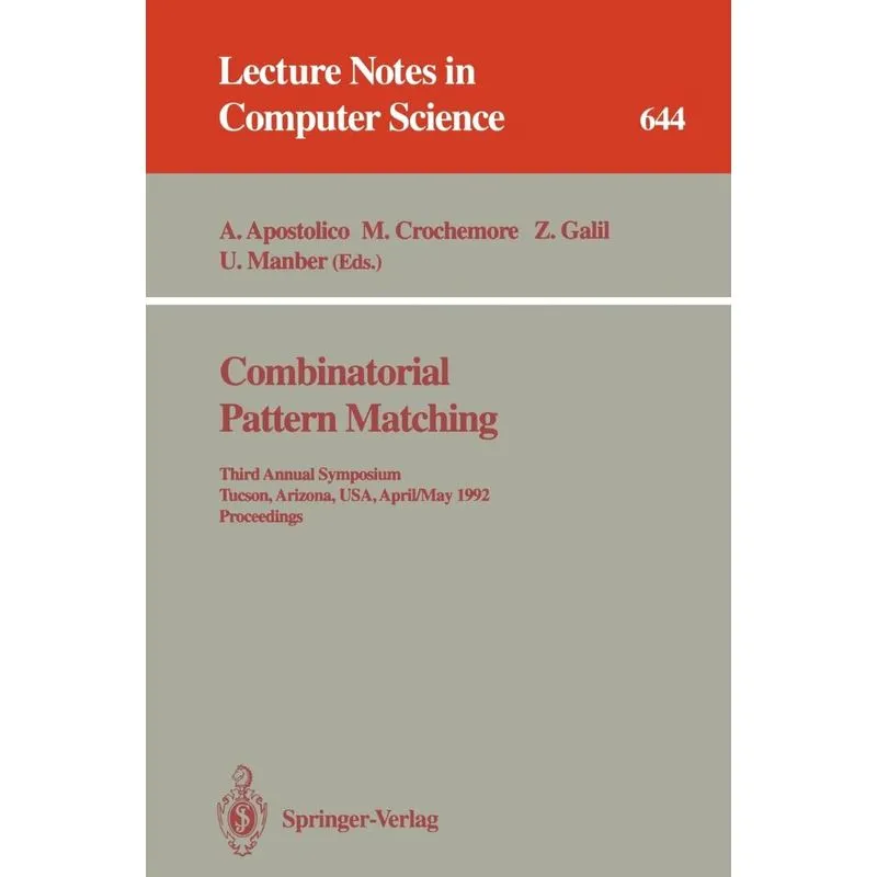 Combinatorial Pattern Matching