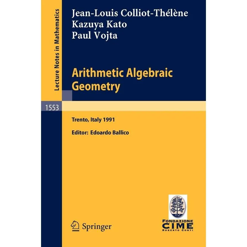 Arithmetic Algebraic Geometry