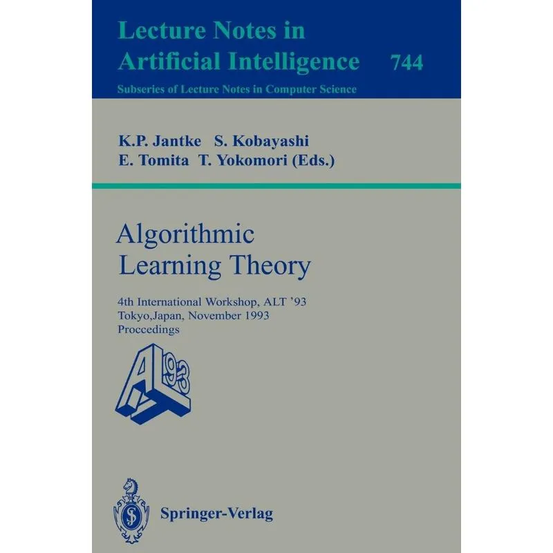 Algorithmic Learning Theory