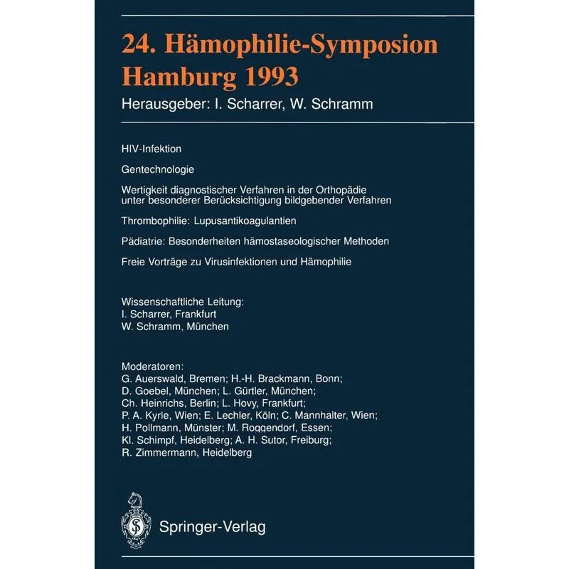 24. Hämophilie-Symposion