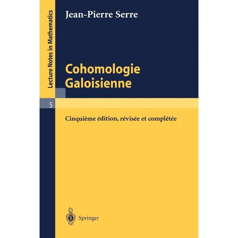 Cohomologie Galoisienne