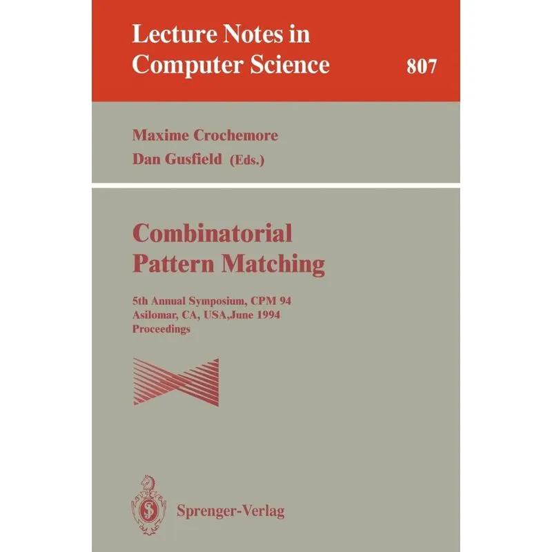 Combinatorial Pattern Matching