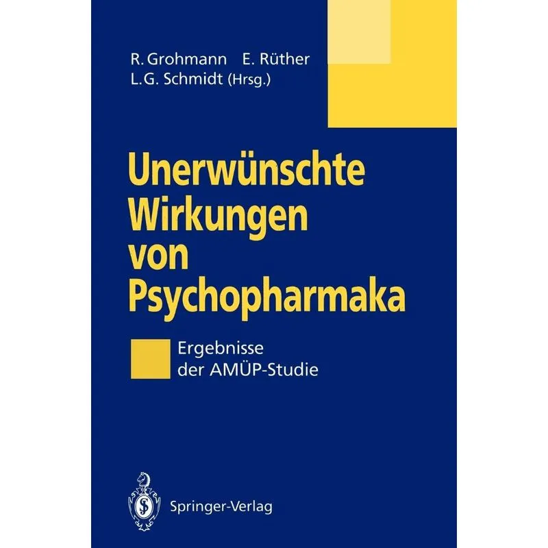 Unerwünschte Wirkungen von Psychopharmaka