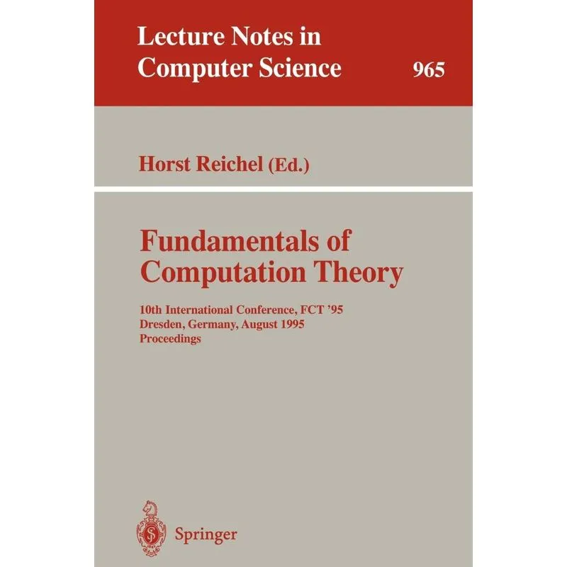 Fundamentals of Computation Theory