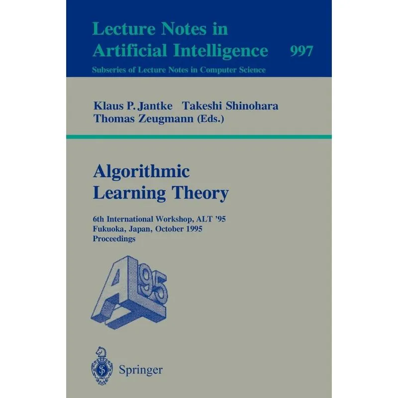 Algorithmic Learning Theory