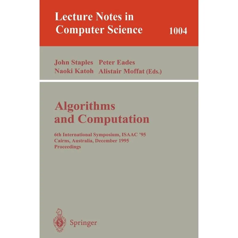 Algorithms and Computations