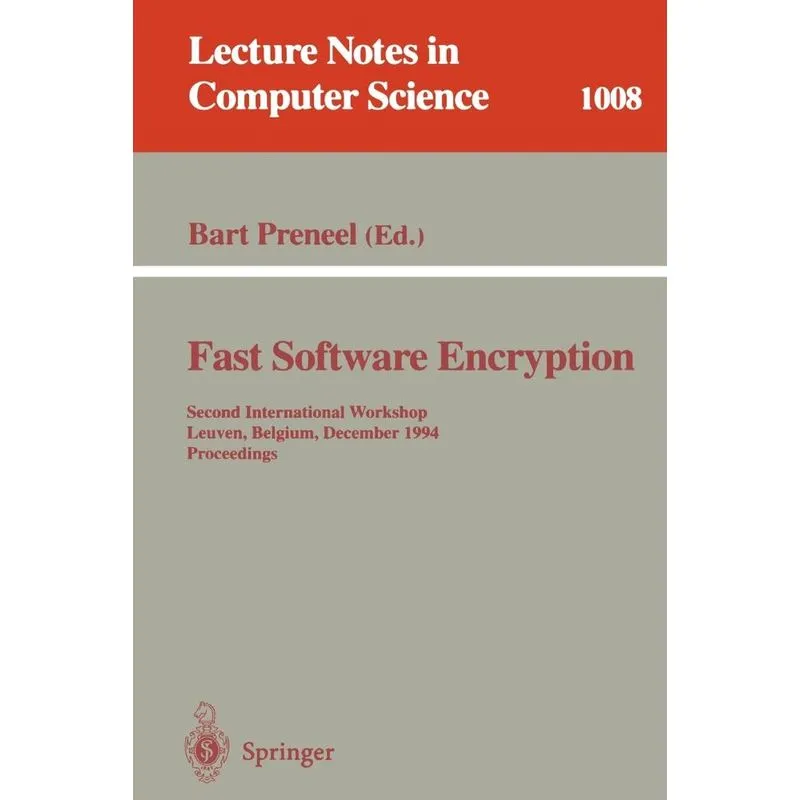 Fast Software Encryption