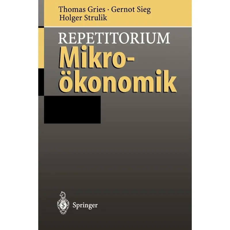 Repetitorium Mikroökonomik