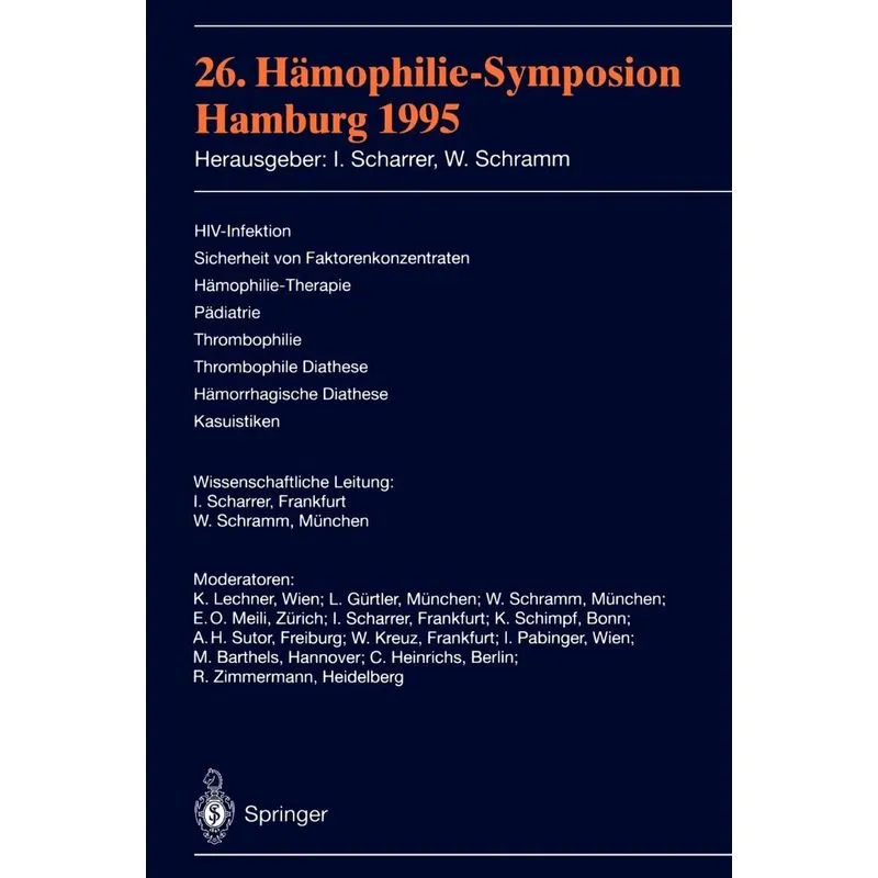 26. Hämophilie-Symposion