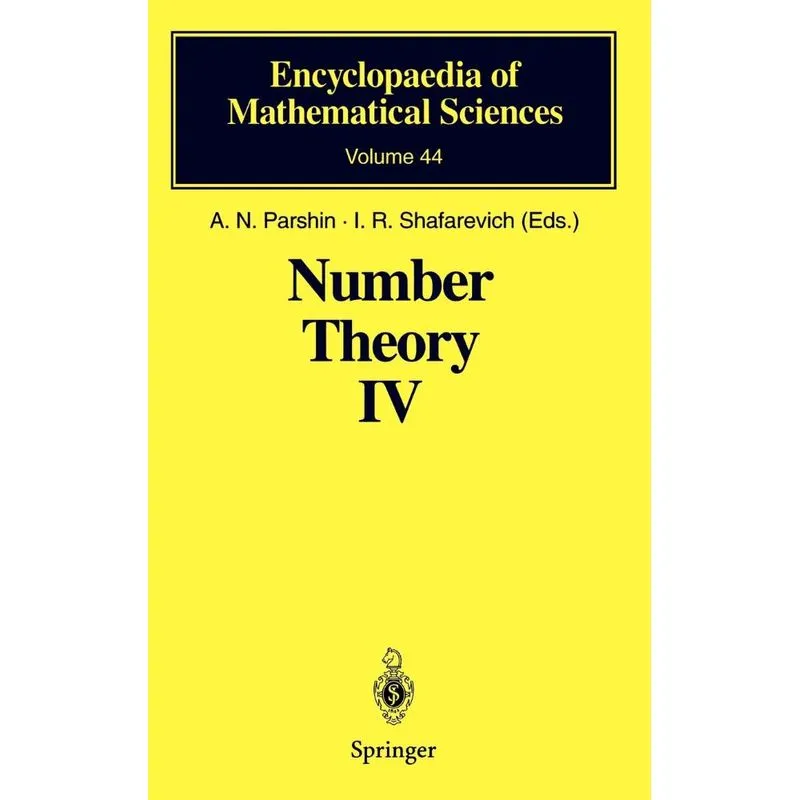 Number Theory IV