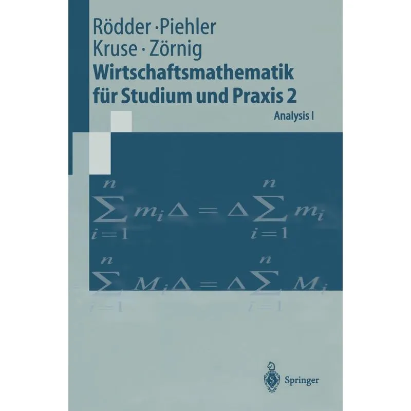 Wirtschaftsmathematik für Studium und Praxis 2