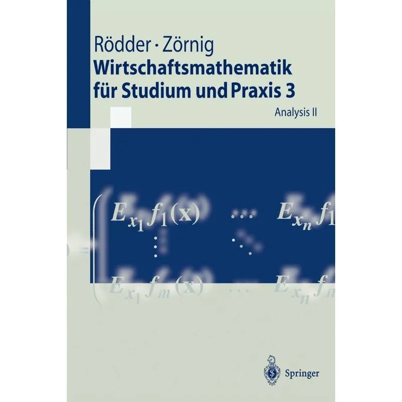 Wirtschaftsmathematik für Studium und Praxis 3