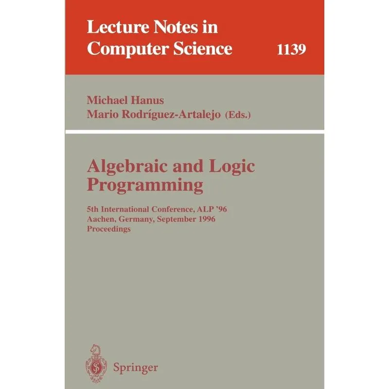 Algebraic and Logic Programming