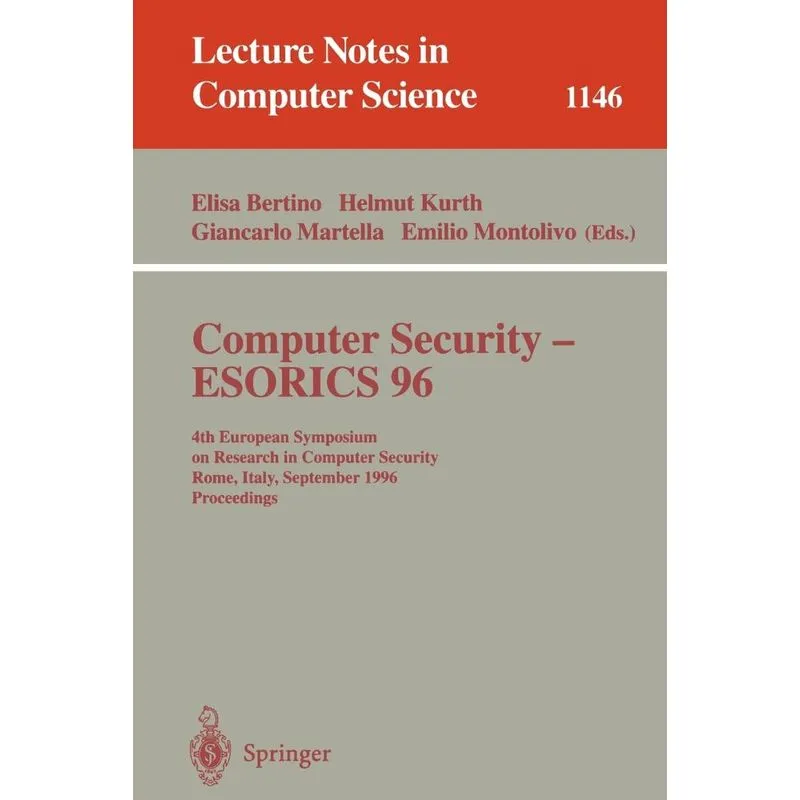 Computer Security - ESORICS 96