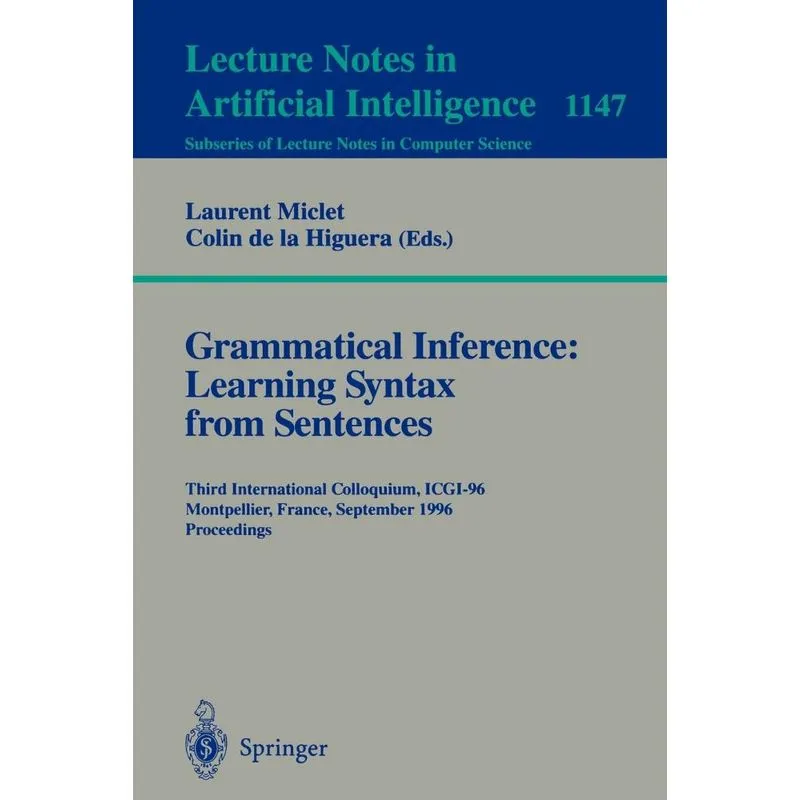 Grammatical Inference
