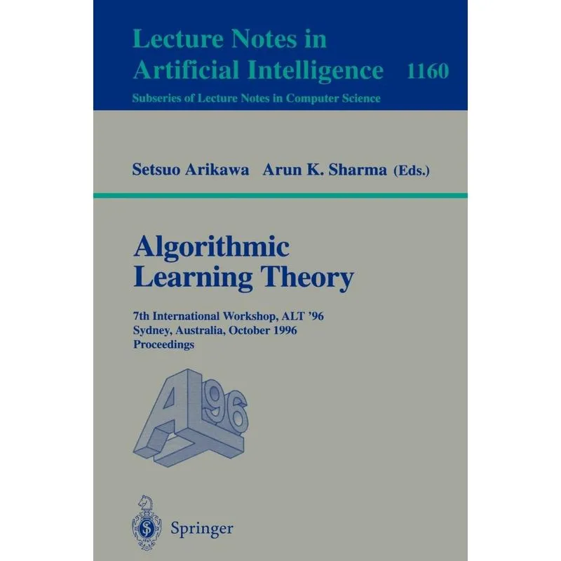 Algorithmic Learning Theory