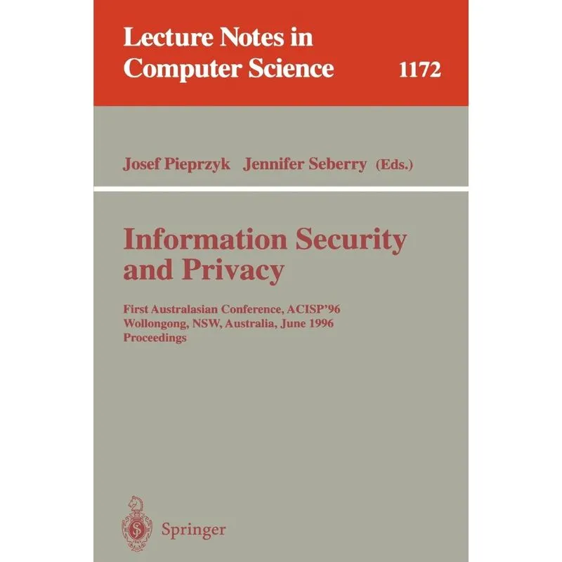 Information Security and Privacy