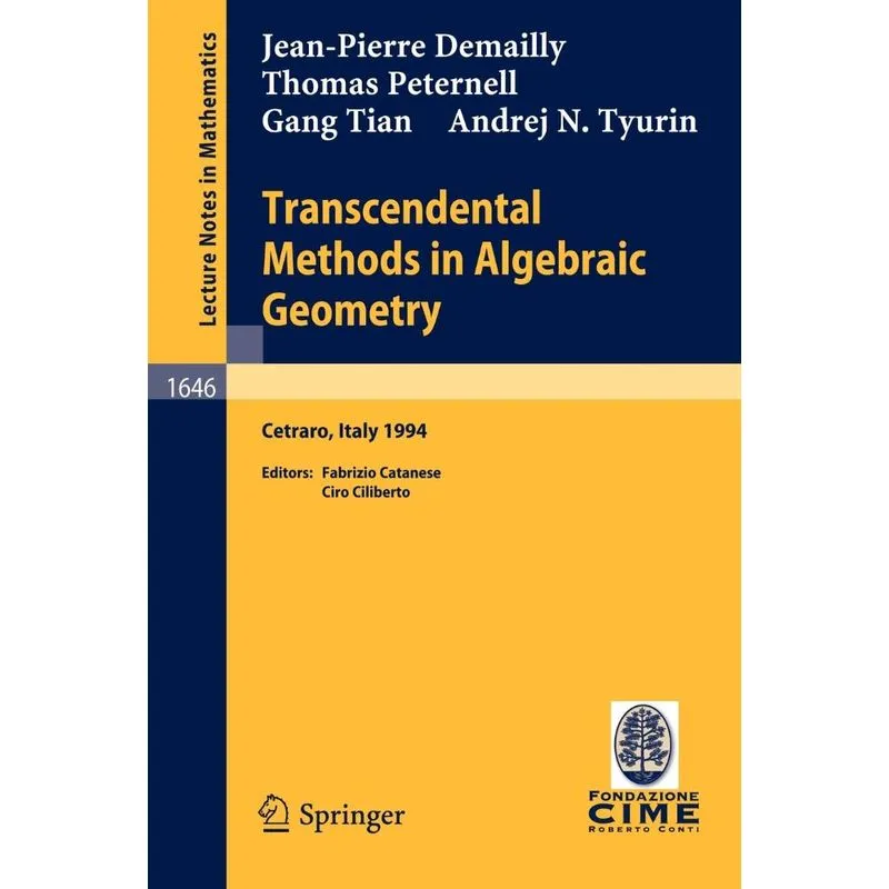 Transcendental Methods in Algebraic Geometry