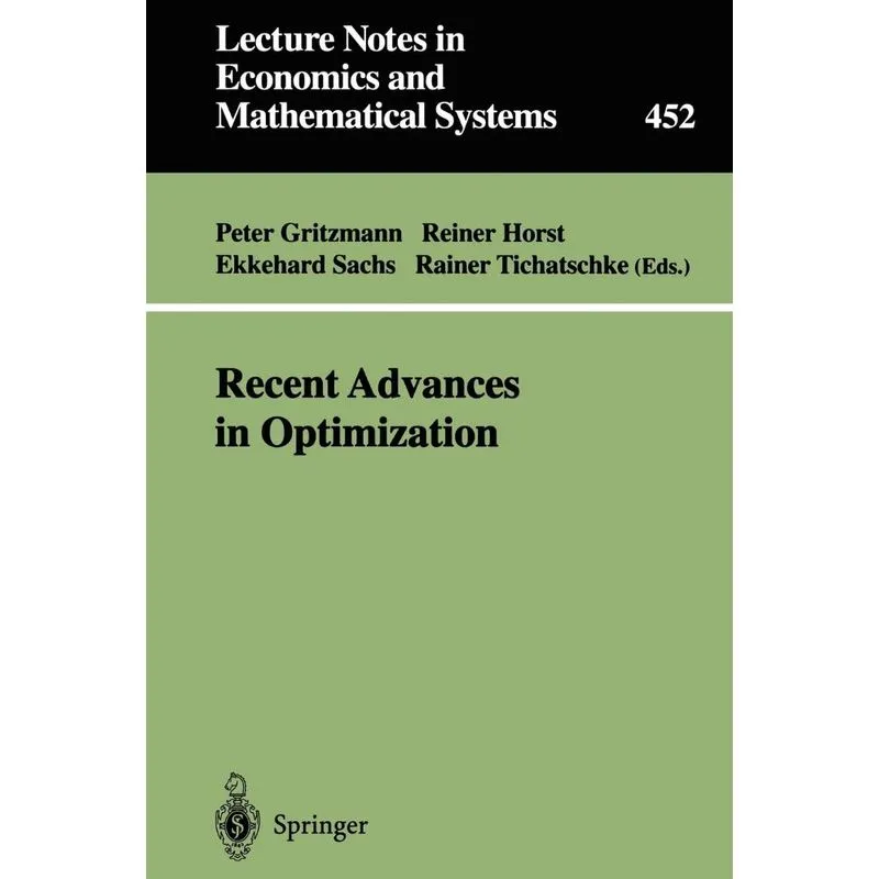 Recent Advances in Optimization