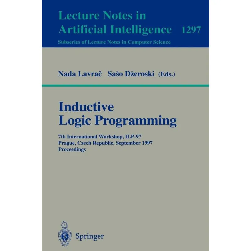 Inductive Logic Programming