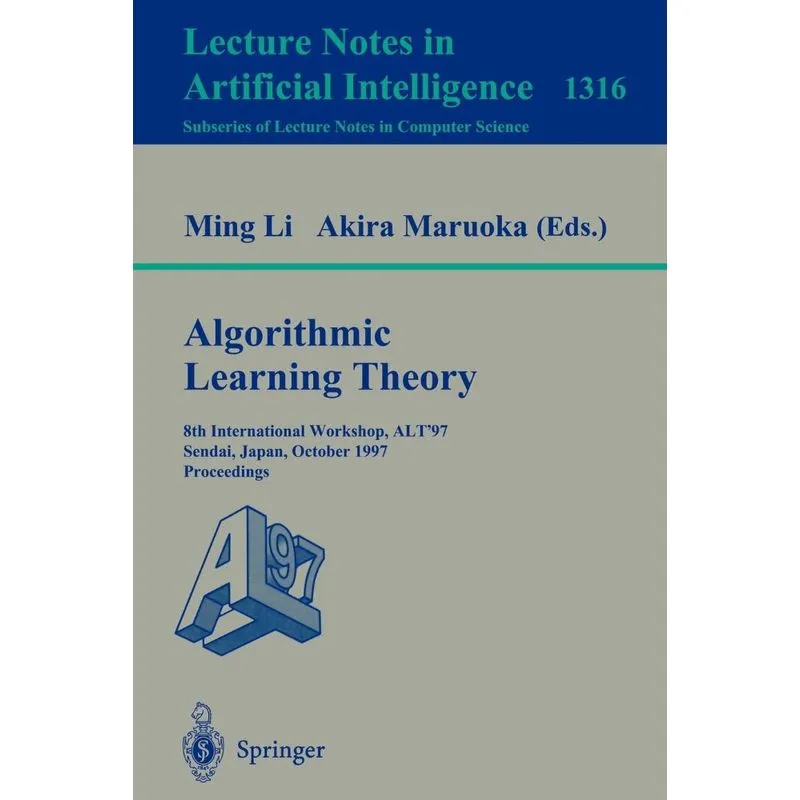 Algorithmic Learning Theory