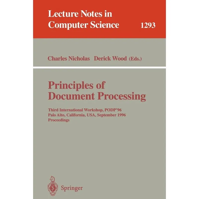 Principles of Document Processing