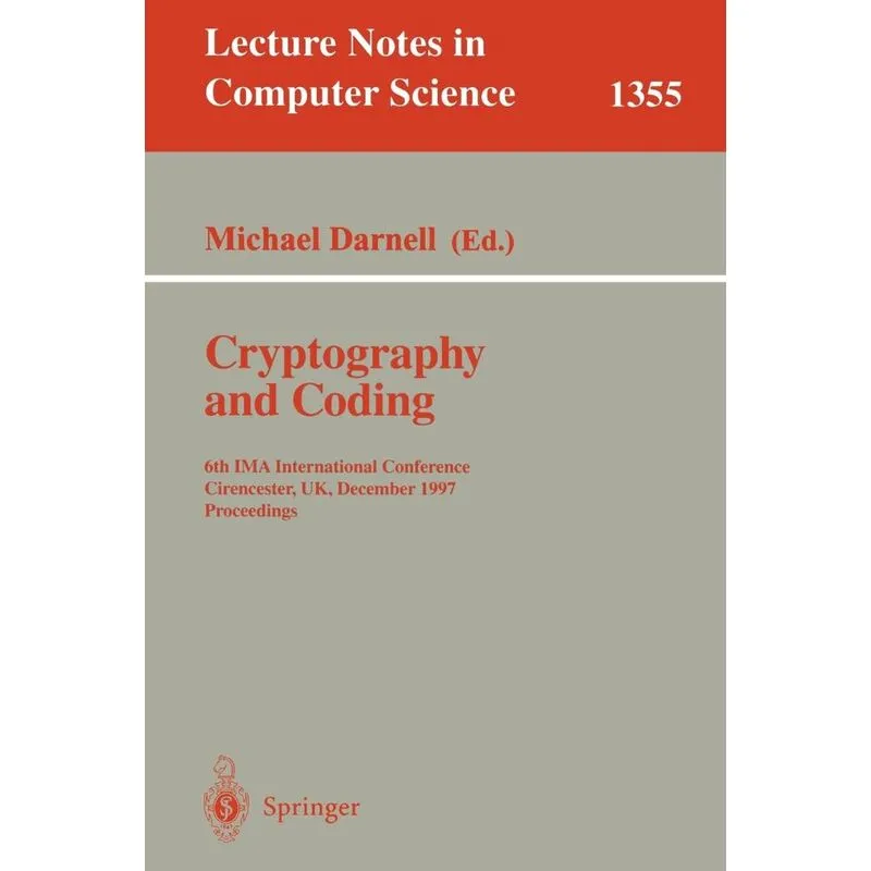 Cryptography and Coding