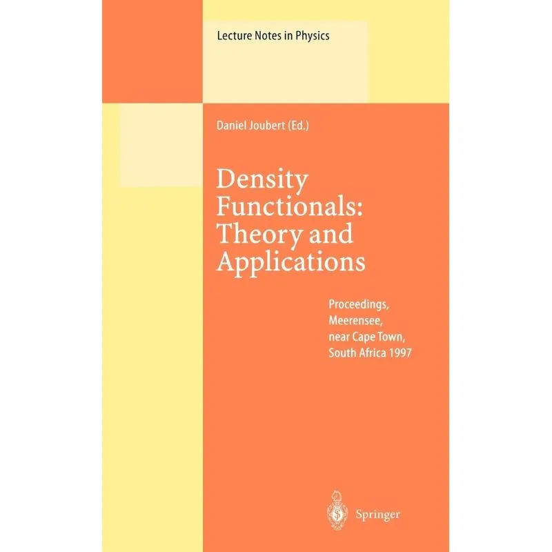 Density Functionals