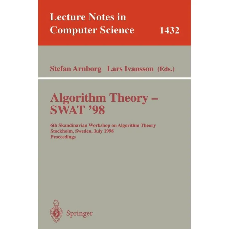 Algorithm Theory - SWAT98