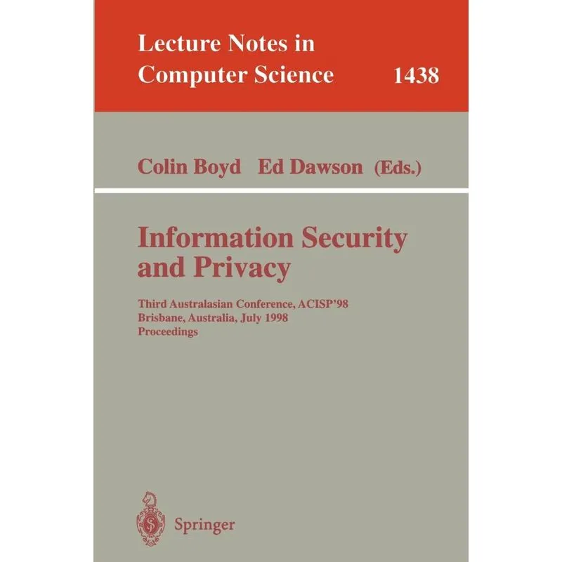 Information Security and Privacy