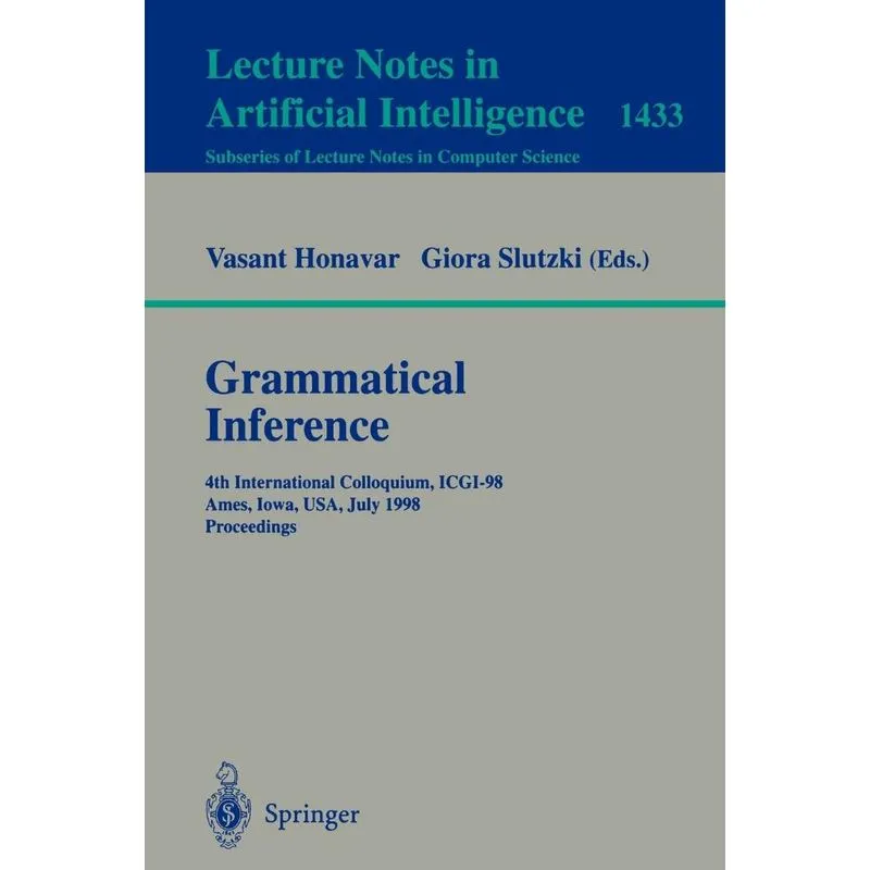 Grammatical Inference