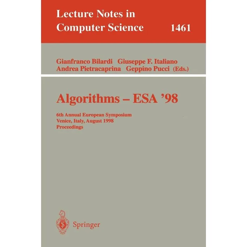 Algorithms - ESA 98