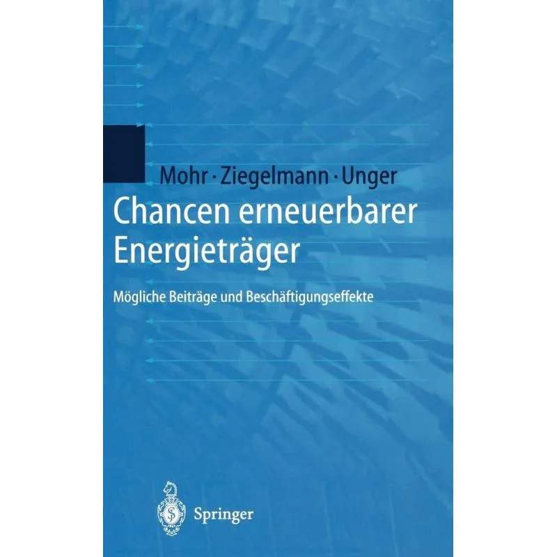 Chancen erneuerbarer Energieträger