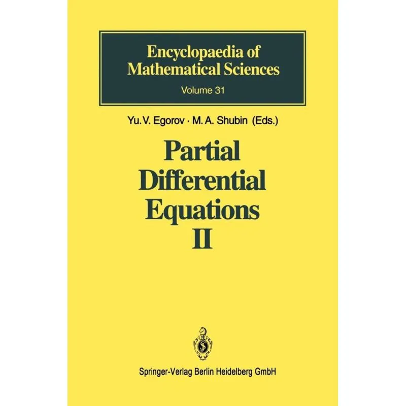 Partial Differential Equations II