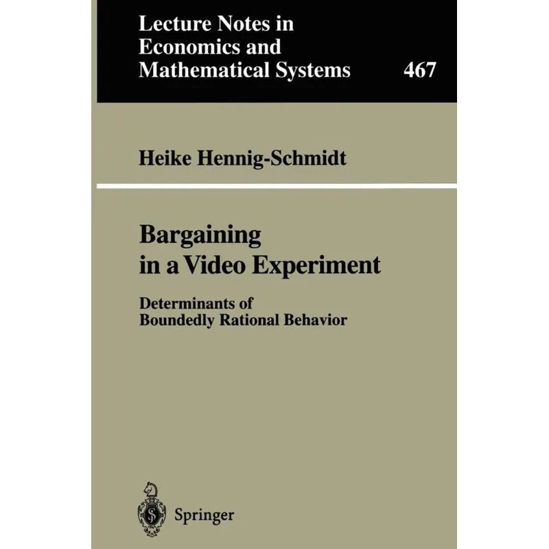 Bargaining in a Video Experiment
