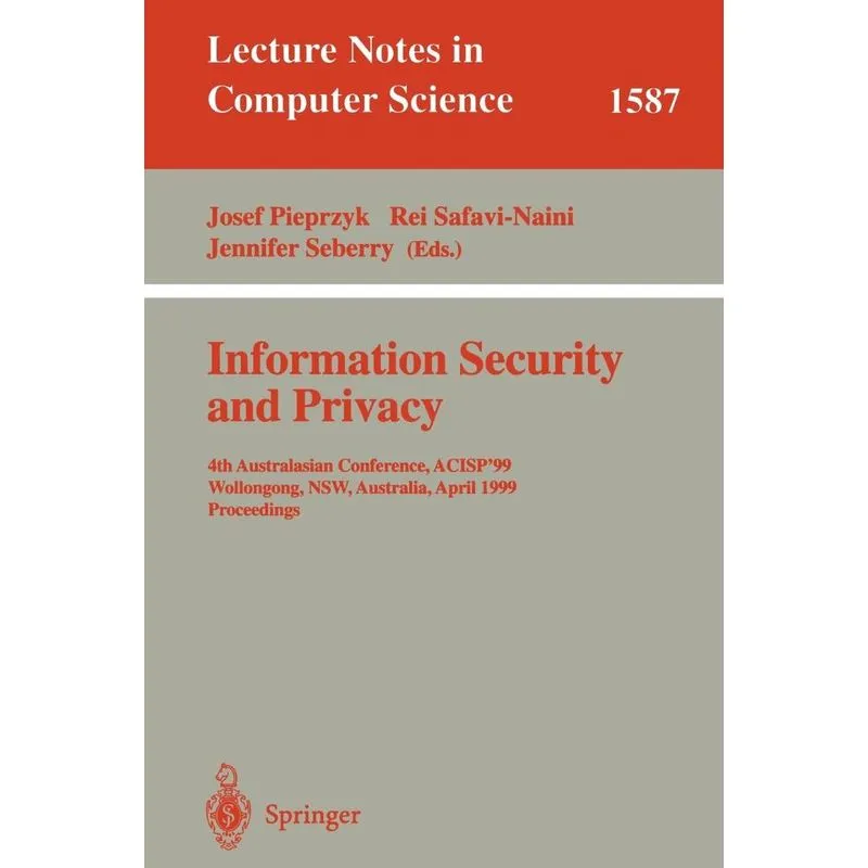 Information Security and Privacy